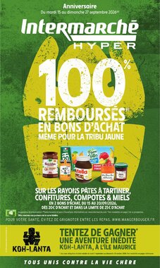 Prospectus promotionnel Intermarché Hyper valable à partir du 15/09/2026