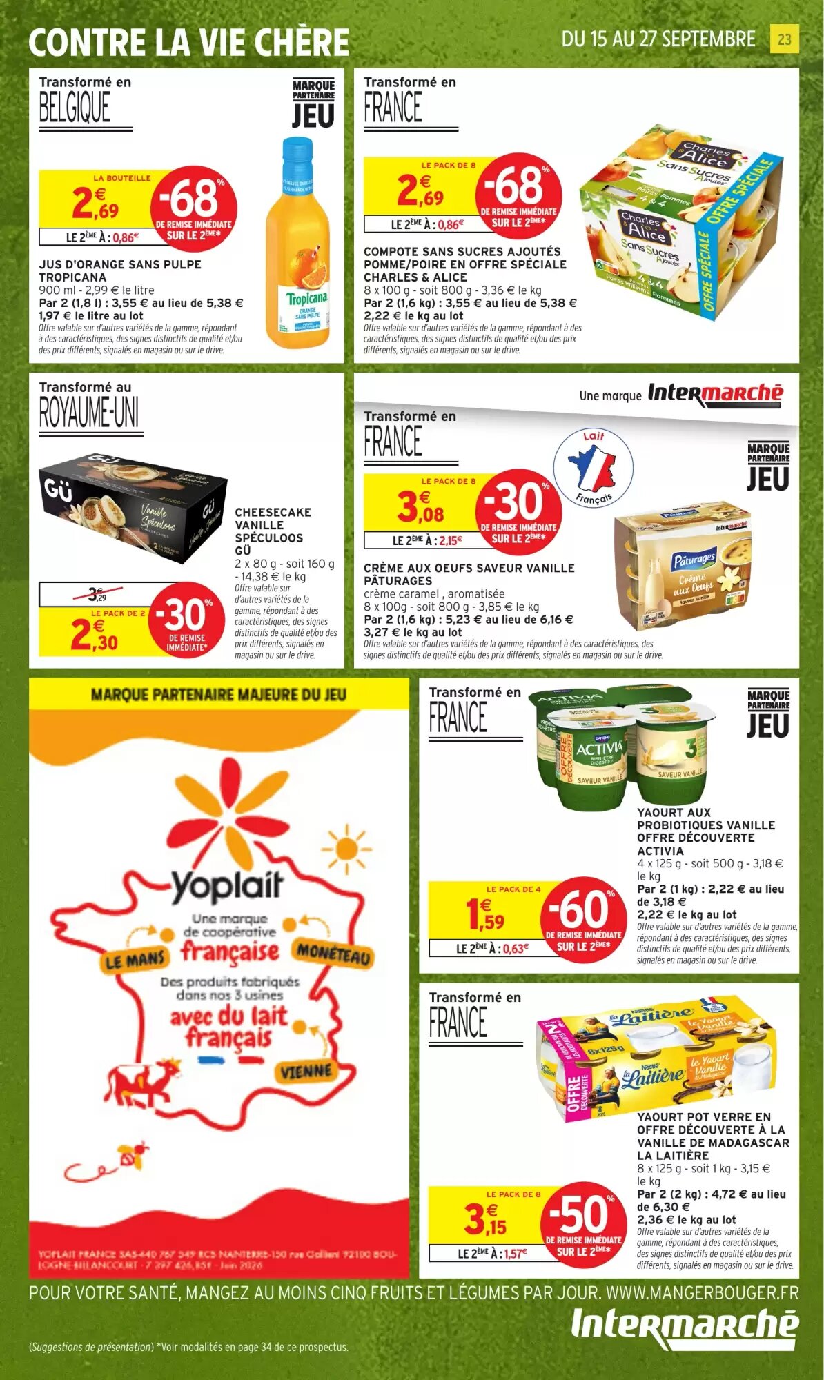 Prospectus promotionnel Intermarché Hyper valable à partir du 15/09/2026 - Page 23.