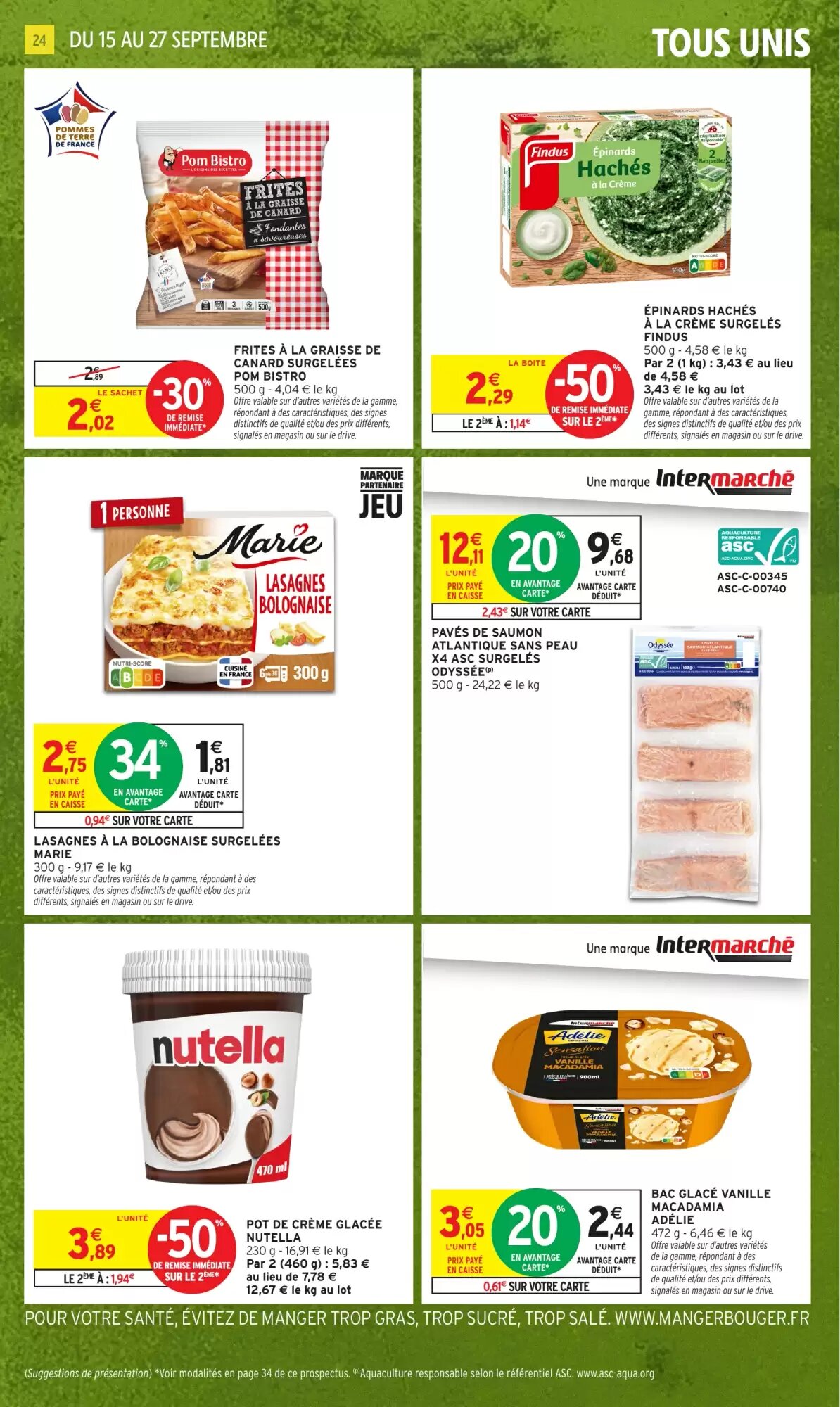 Prospectus promotionnel Intermarché Hyper valable à partir du 15/09/2026 - Page 24.