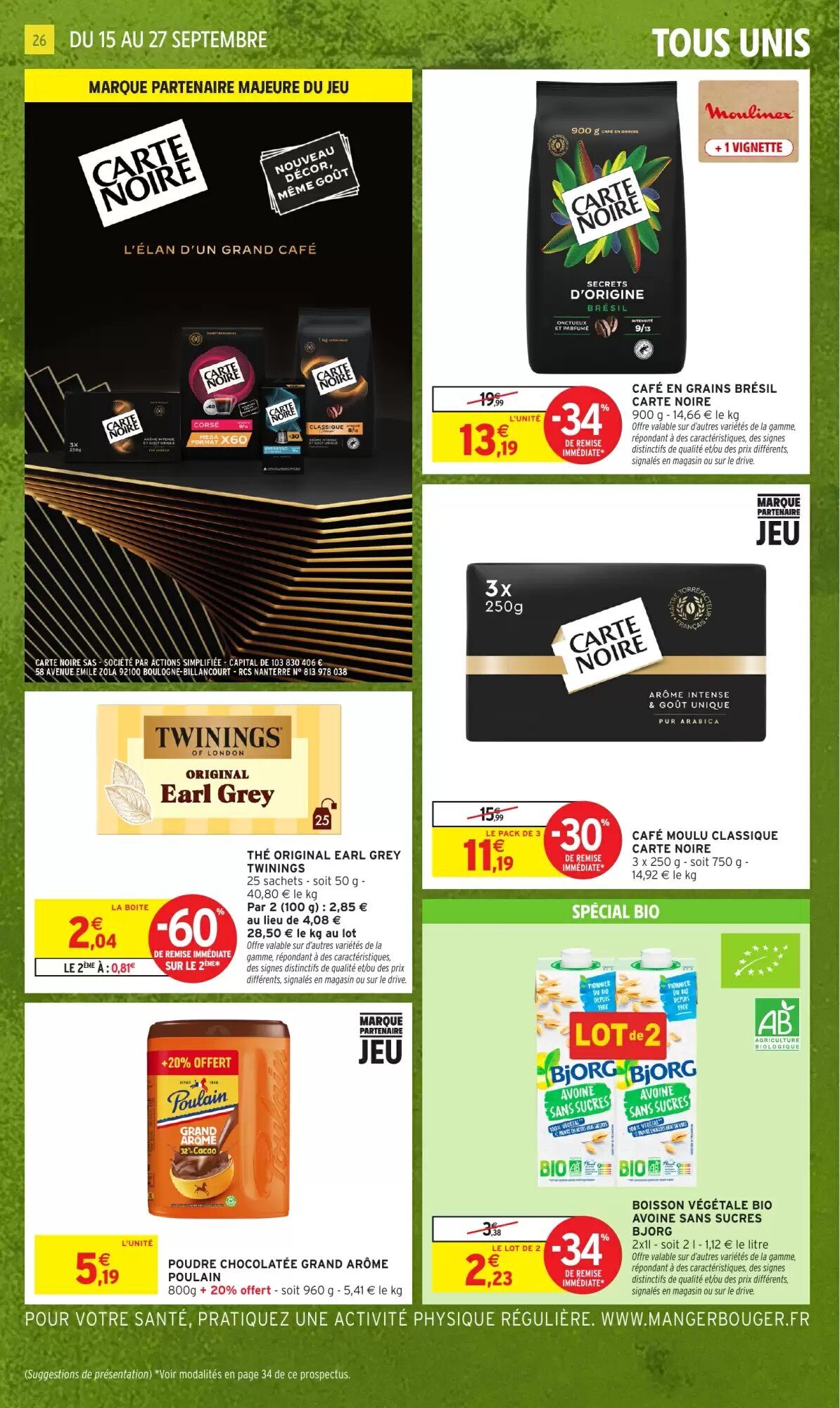 Prospectus promotionnel Intermarché Hyper valable à partir du 15/09/2026 - Page 26.