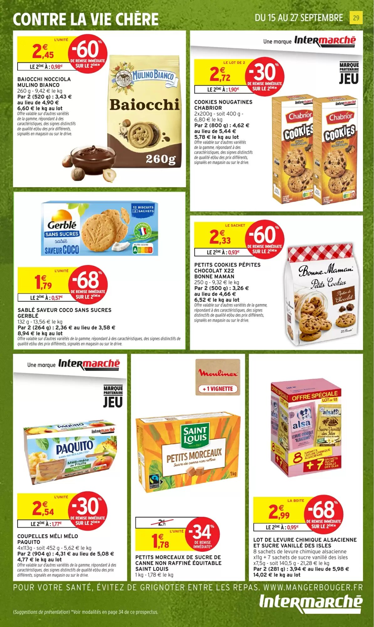 Prospectus promotionnel Intermarché Hyper valable à partir du 15/09/2026 - Page 29.