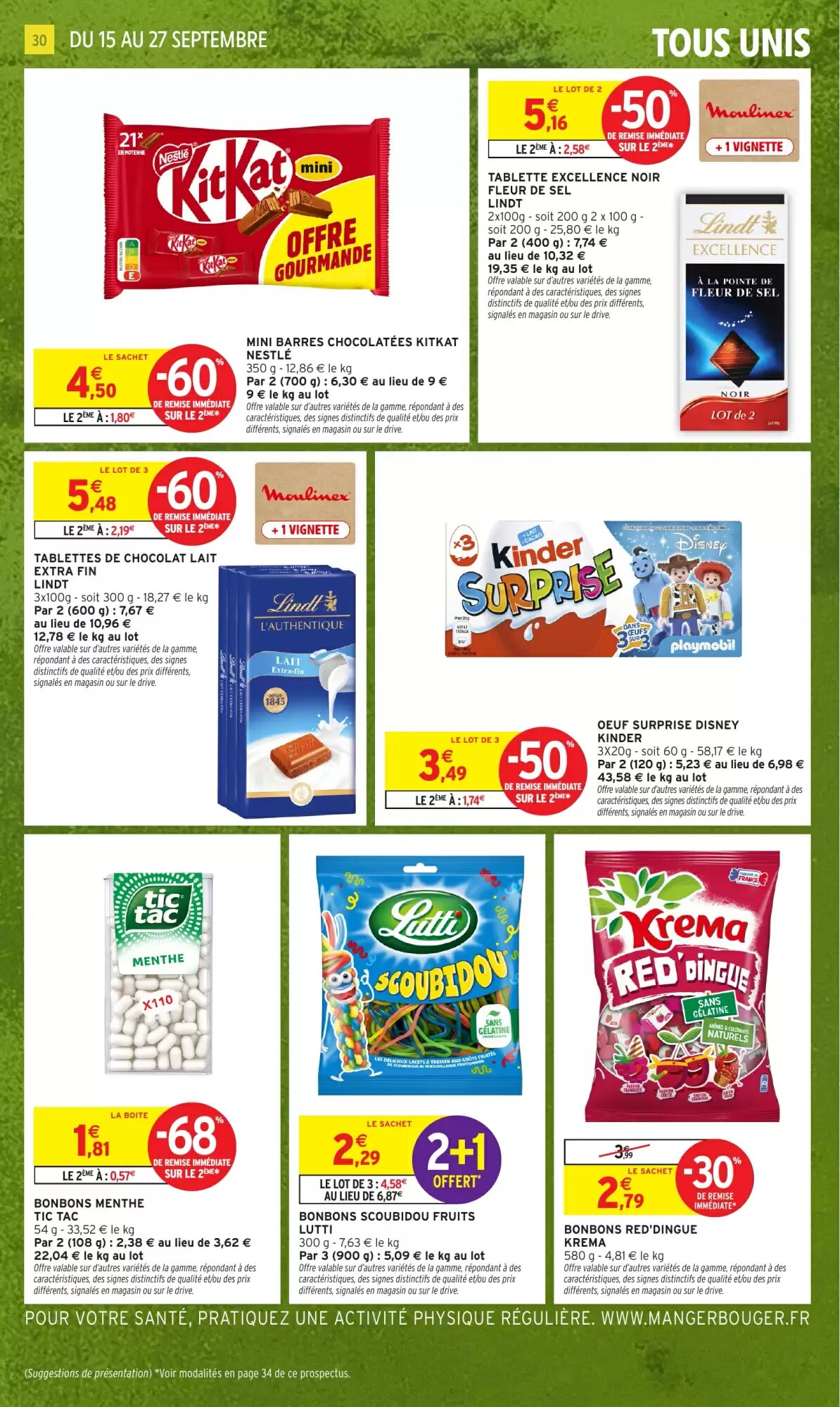 Prospectus promotionnel Intermarché Hyper valable à partir du 15/09/2026 - Page 30.
