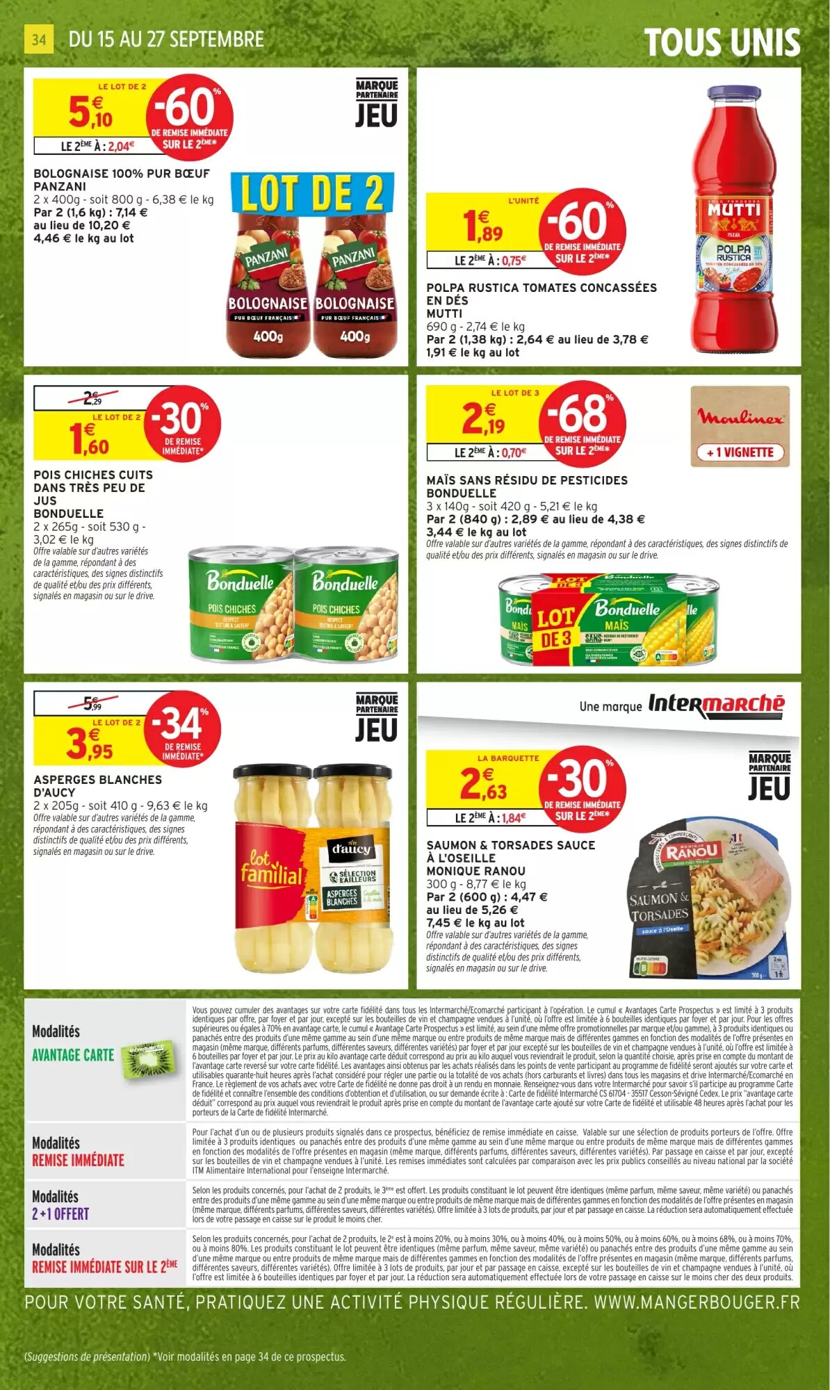 Prospectus promotionnel Intermarché Hyper valable à partir du 15/09/2026 - Page 34.