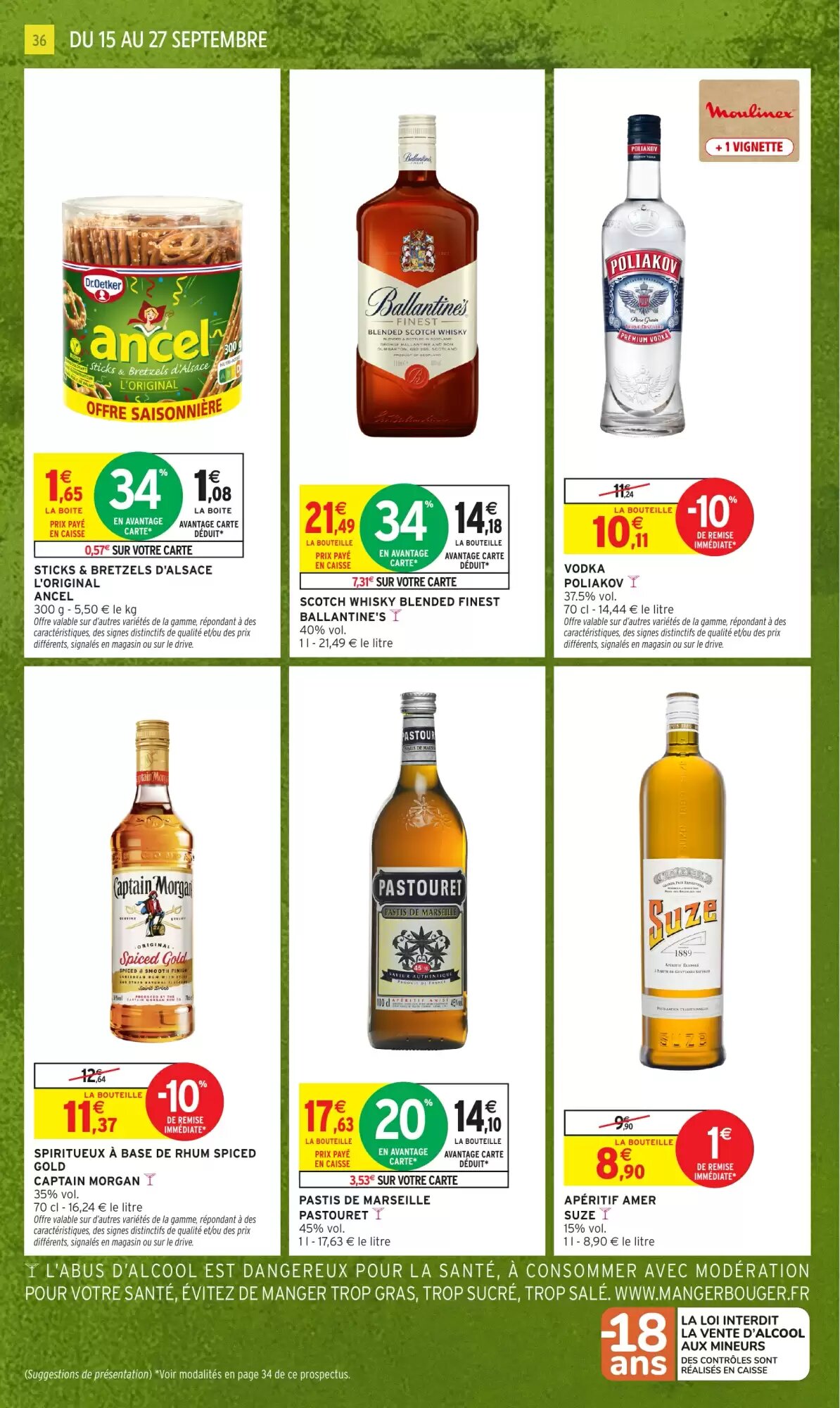 Prospectus promotionnel Intermarché Hyper valable à partir du 15/09/2026 - Page 36.