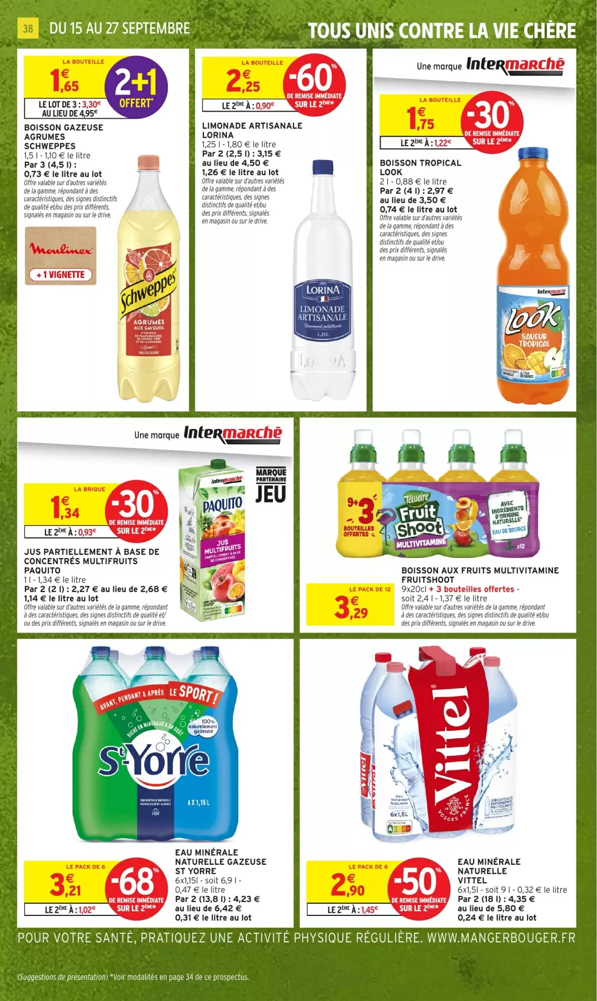 Prospectus promotionnel Intermarché Hyper valable à partir du 15/09/2026 - Page 38.