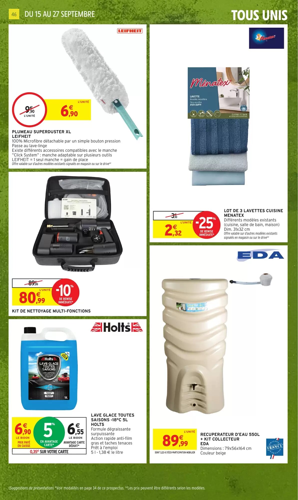 Prospectus promotionnel Intermarché Hyper valable à partir du 15/09/2026 - Page 46.