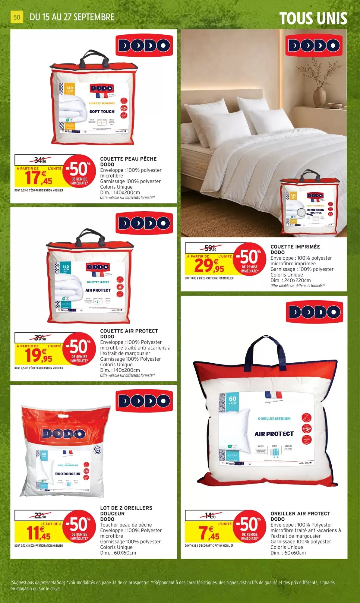 Prospectus promotionnel Intermarché Hyper valable à partir du 15/09/2026 - Page 50.