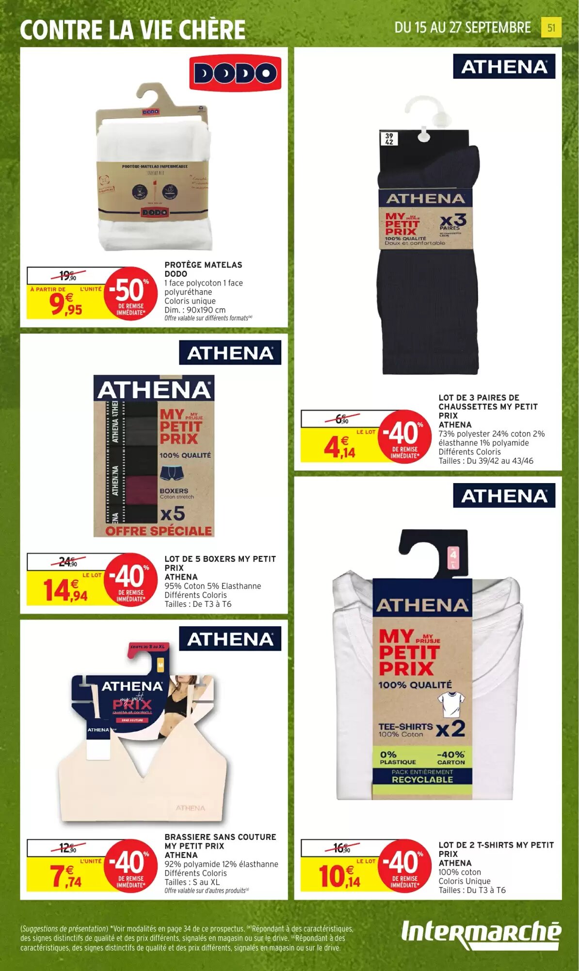 Prospectus promotionnel Intermarché Hyper valable à partir du 15/09/2026 - Page 51.