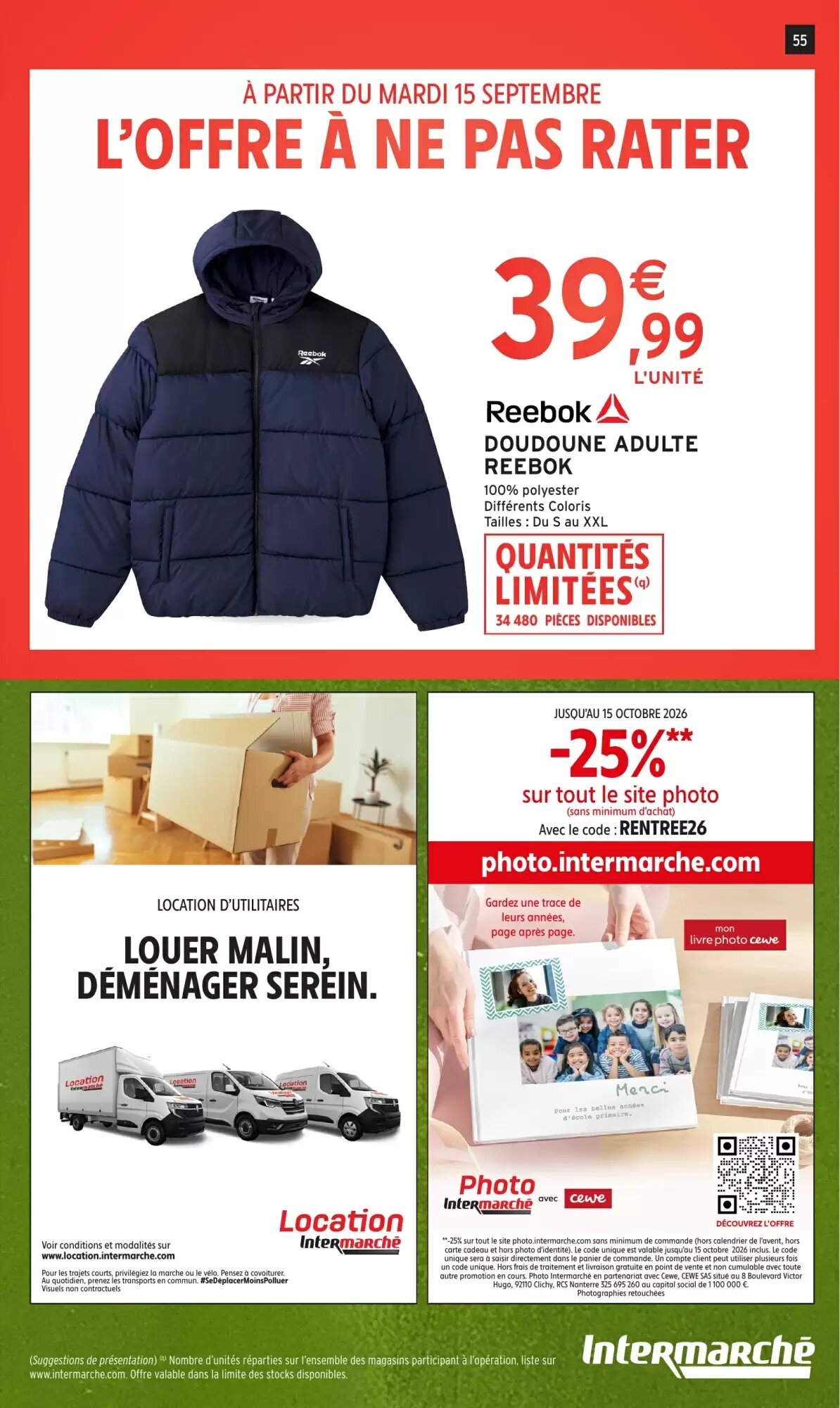 Prospectus promotionnel Intermarché Hyper valable à partir du 15/09/2026 - Page 55.