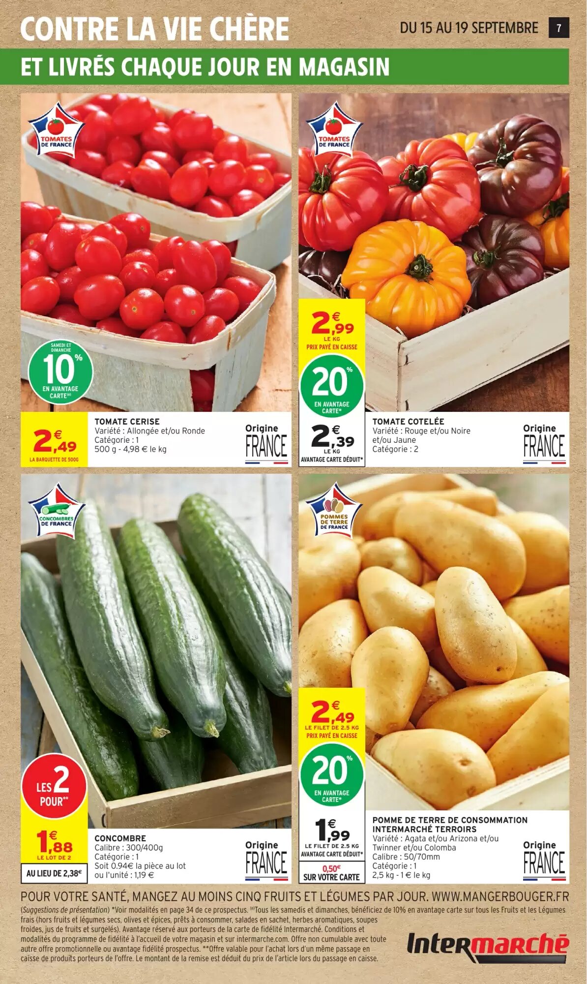 Prospectus promotionnel Intermarché Hyper valable à partir du 15/09/2026 - Page 7.