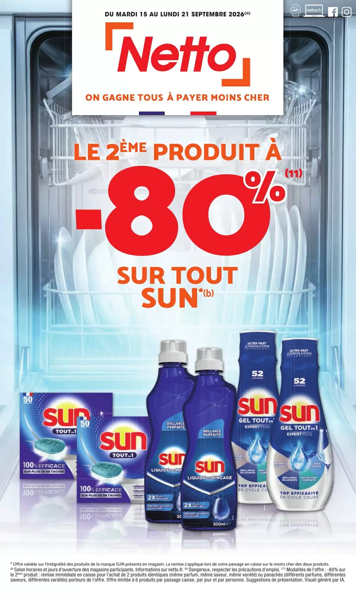 Prospectus promotionnel Netto valable à partir du 15/09/2026 - Page 1.