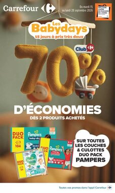 Prospectus promotionnel Carrefour valable à partir du 15/09/2026