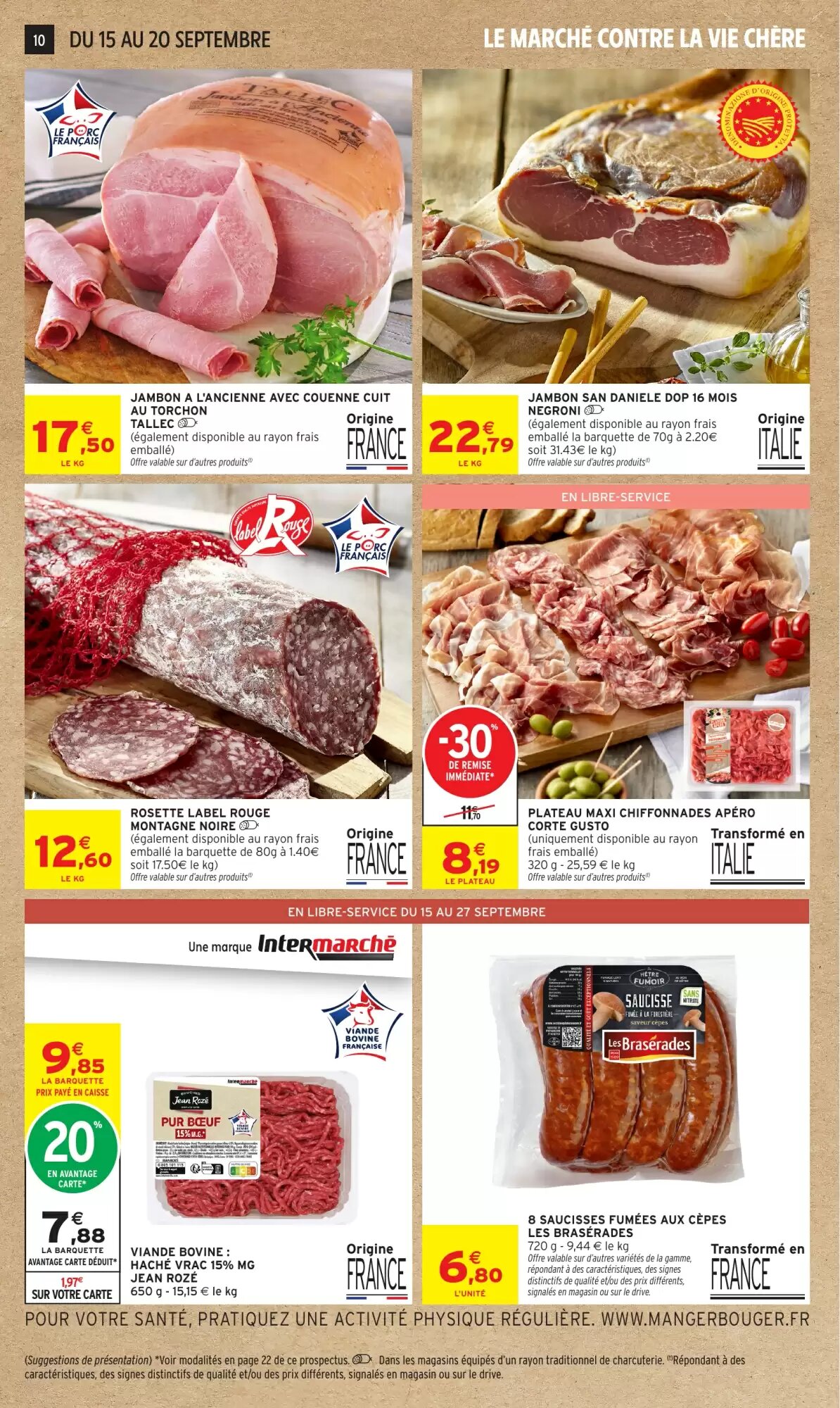 Prospectus promotionnel Intermarché valable à partir du 15/09/2026 - Page 10.