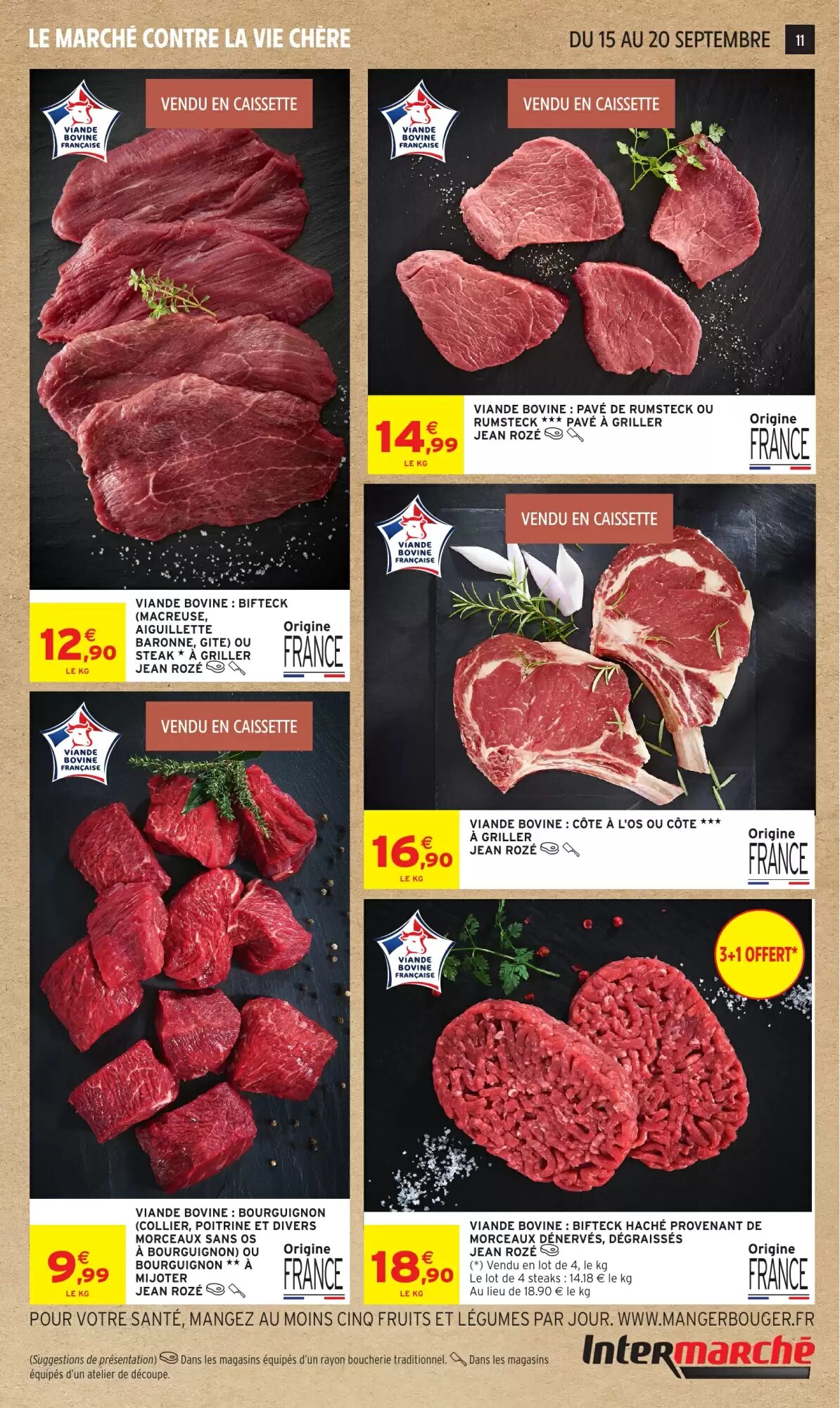 Prospectus promotionnel Intermarché valable à partir du 15/09/2026 - Page 11.
