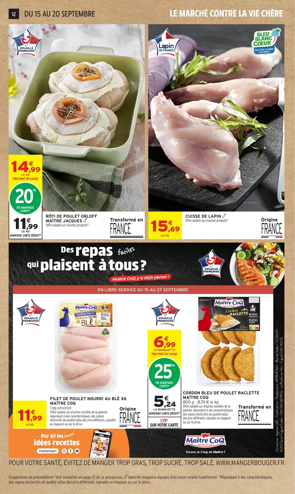 Prospectus promotionnel Intermarché valable à partir du 15/09/2026 - Page 12.