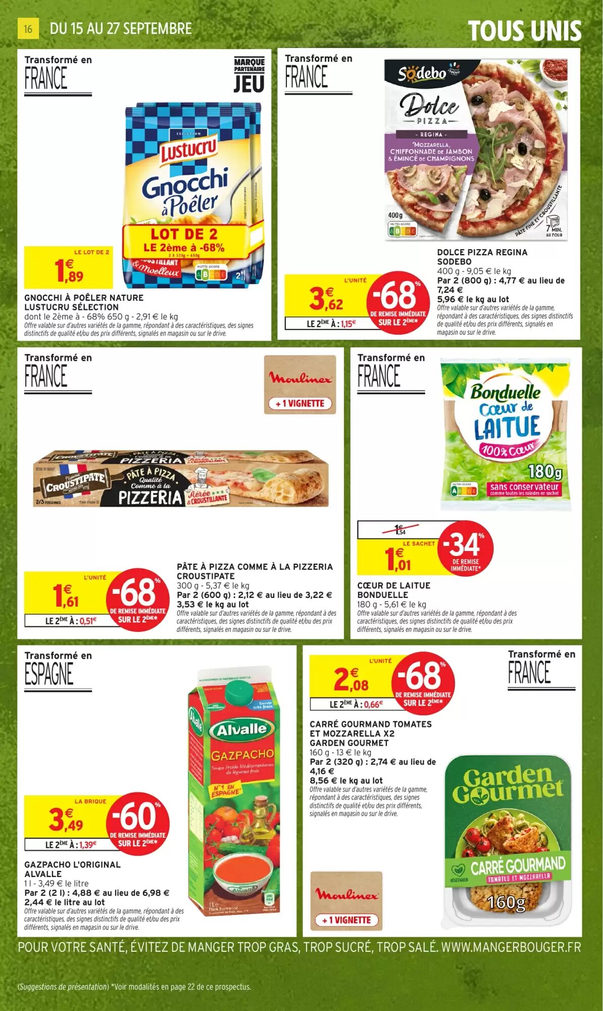 Prospectus promotionnel Intermarché valable à partir du 15/09/2026 - Page 16.