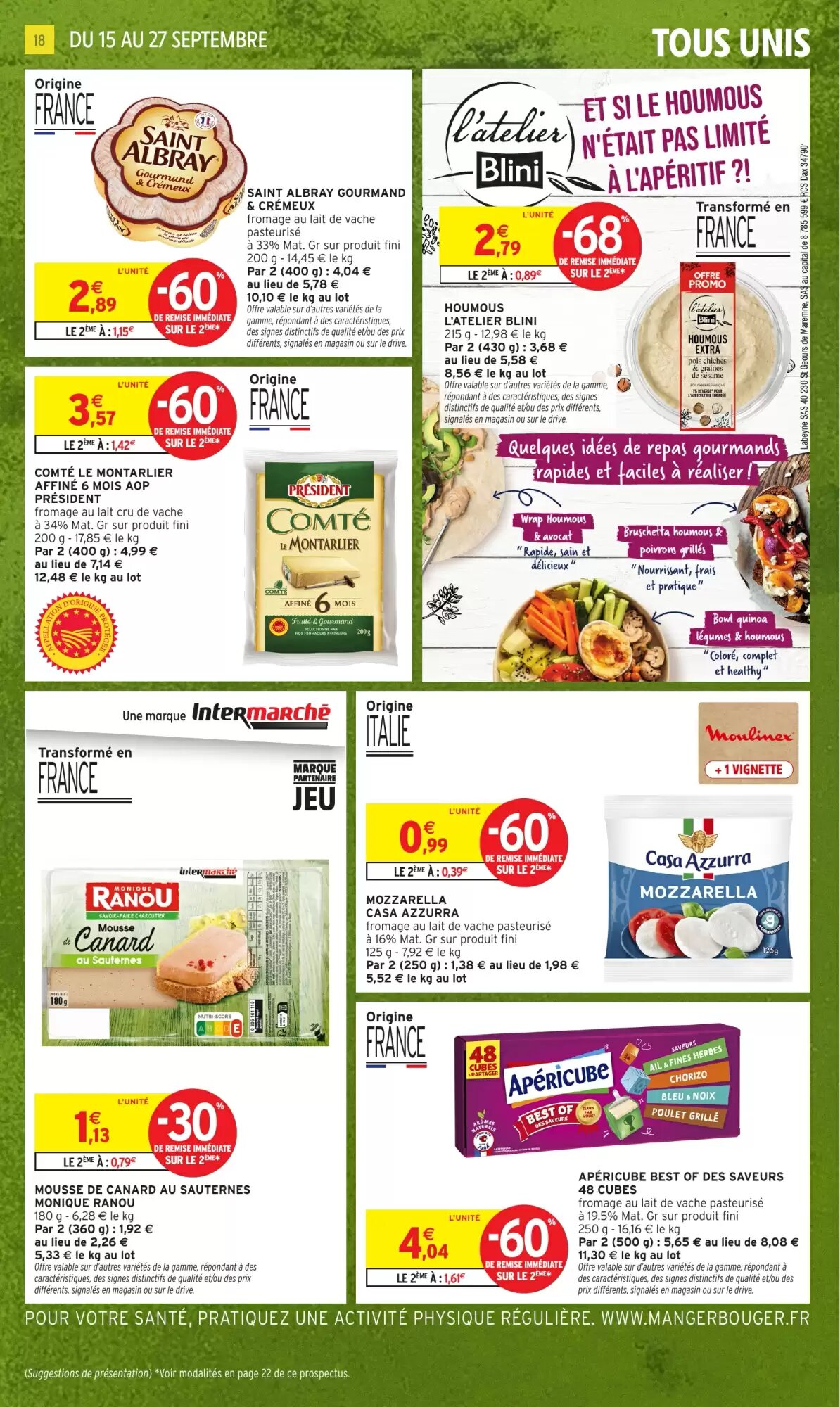 Prospectus promotionnel Intermarché valable à partir du 15/09/2026 - Page 18.