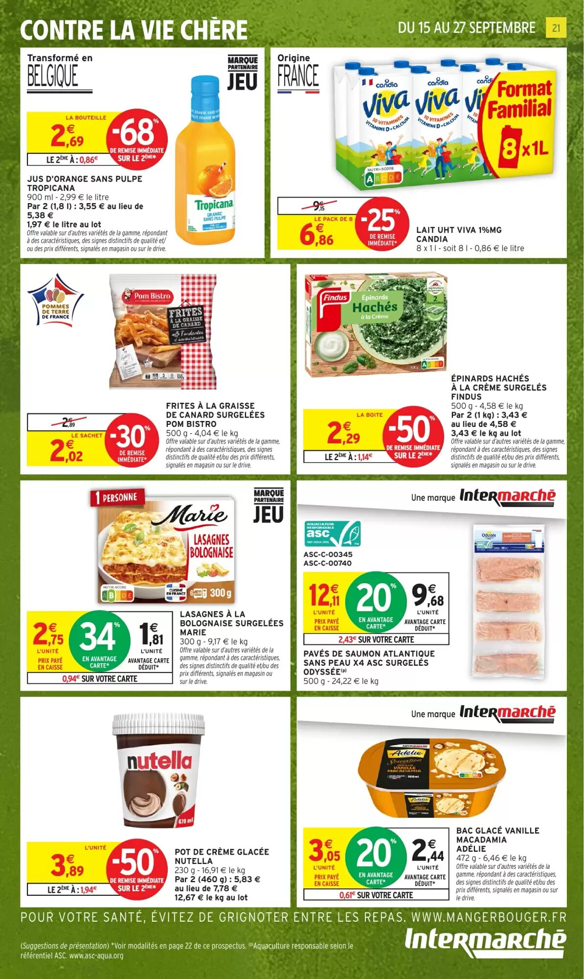Prospectus promotionnel Intermarché valable à partir du 15/09/2026 - Page 21.