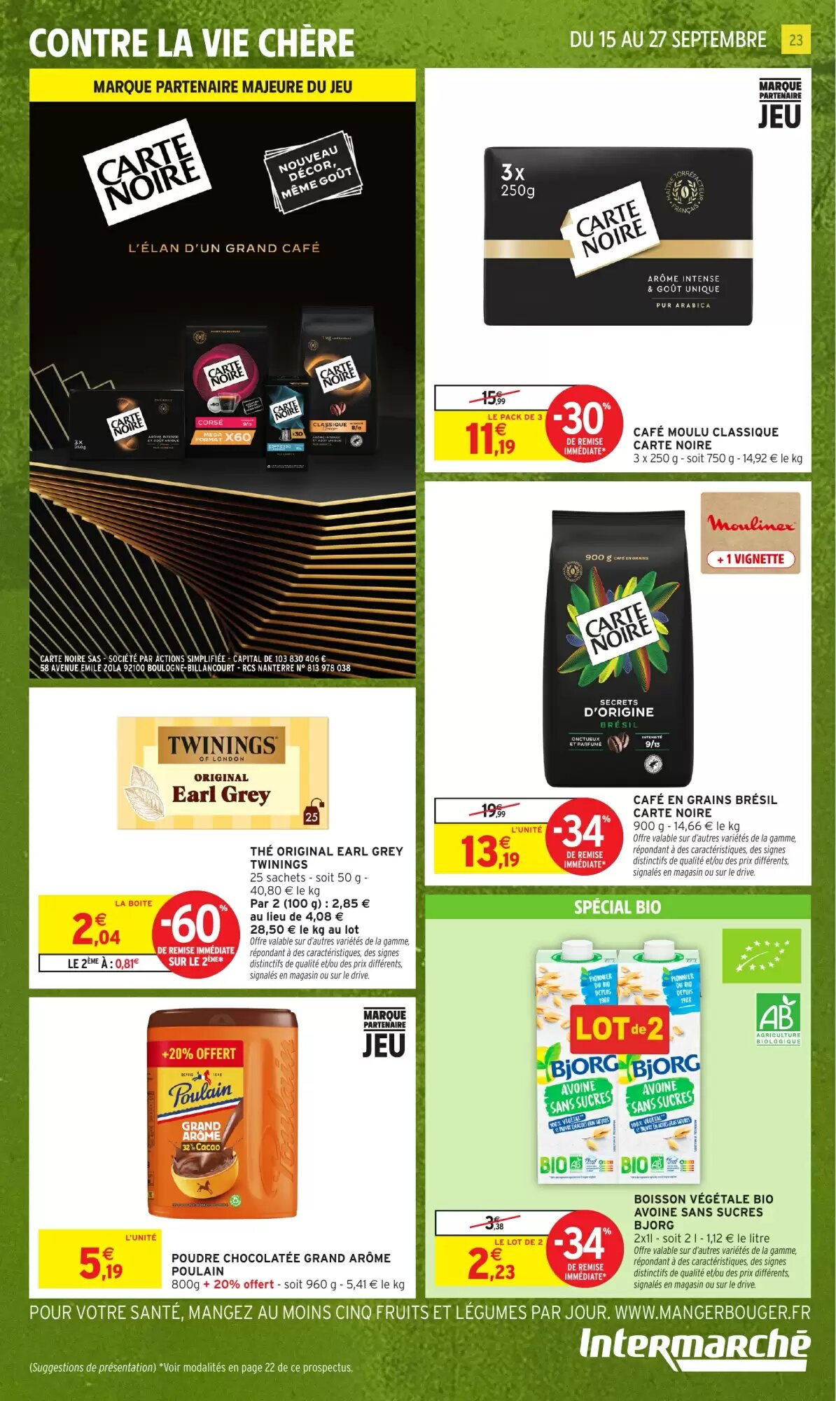 Prospectus promotionnel Intermarché valable à partir du 15/09/2026 - Page 23.