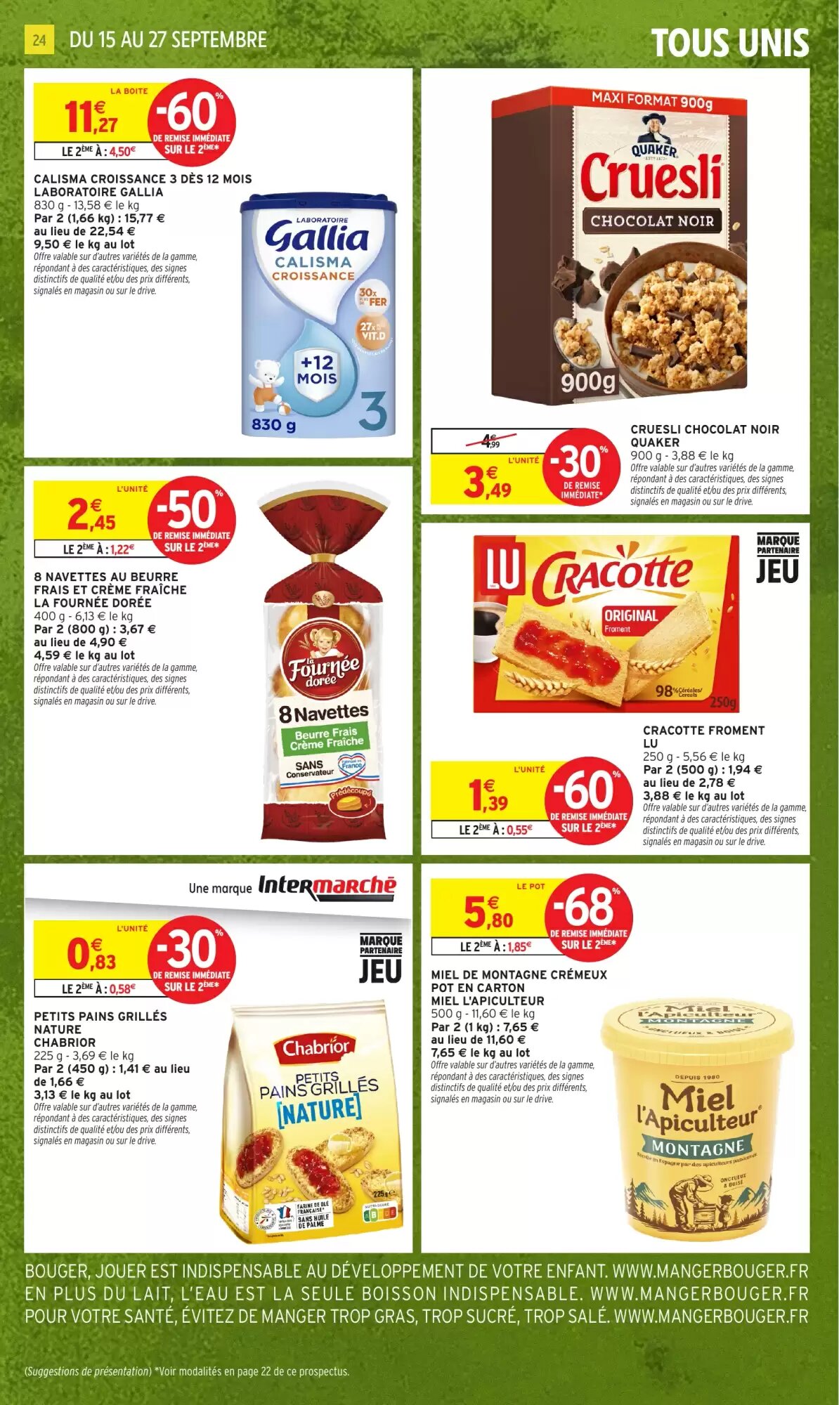 Prospectus promotionnel Intermarché valable à partir du 15/09/2026 - Page 24.