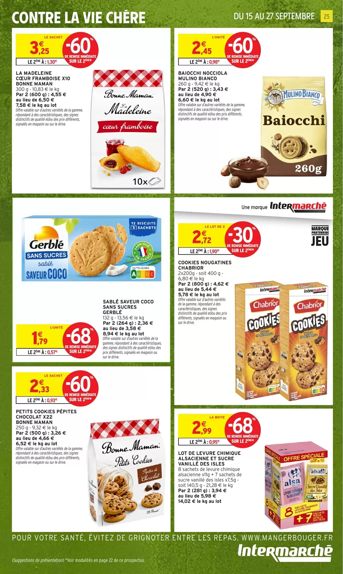 Prospectus promotionnel Intermarché valable à partir du 15/09/2026 - Page 25.