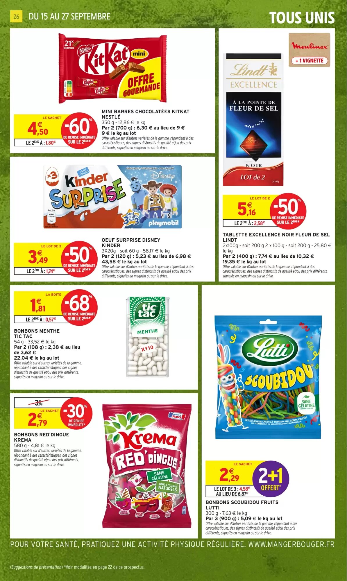 Prospectus promotionnel Intermarché valable à partir du 15/09/2026 - Page 26.