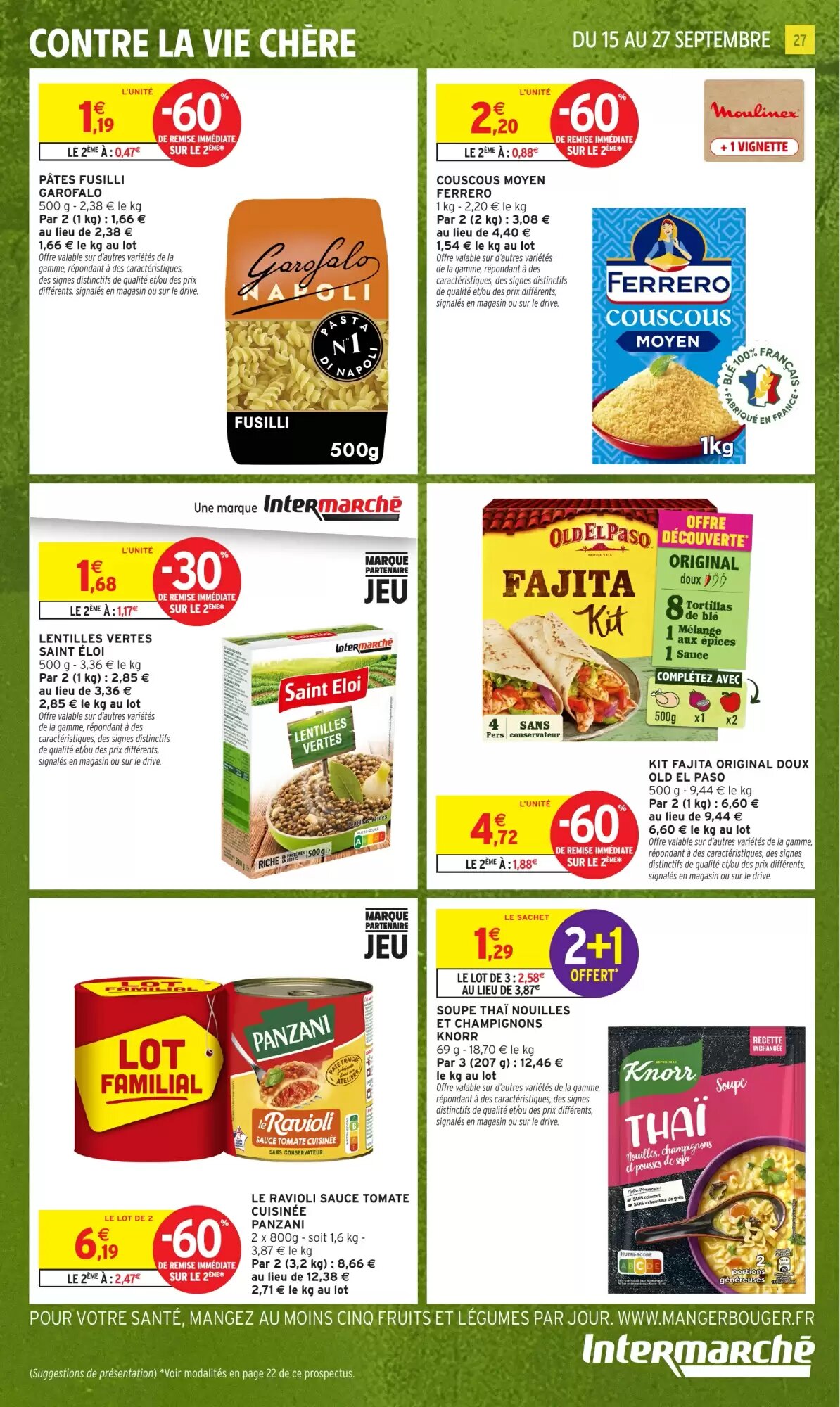 Prospectus promotionnel Intermarché valable à partir du 15/09/2026 - Page 27.