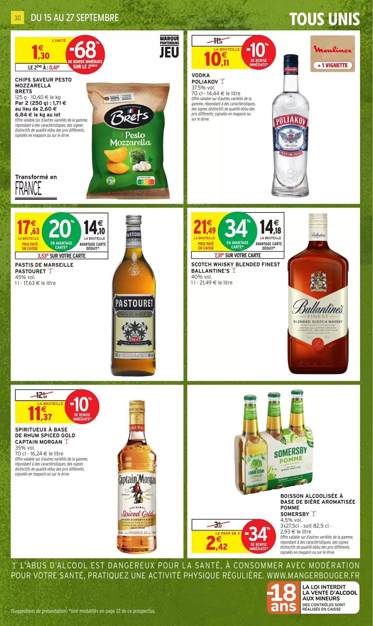 Prospectus promotionnel Intermarché valable à partir du 15/09/2026 - Page 30.