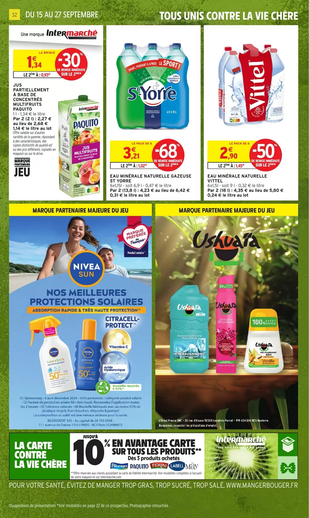 Prospectus promotionnel Intermarché valable à partir du 15/09/2026 - Page 32.