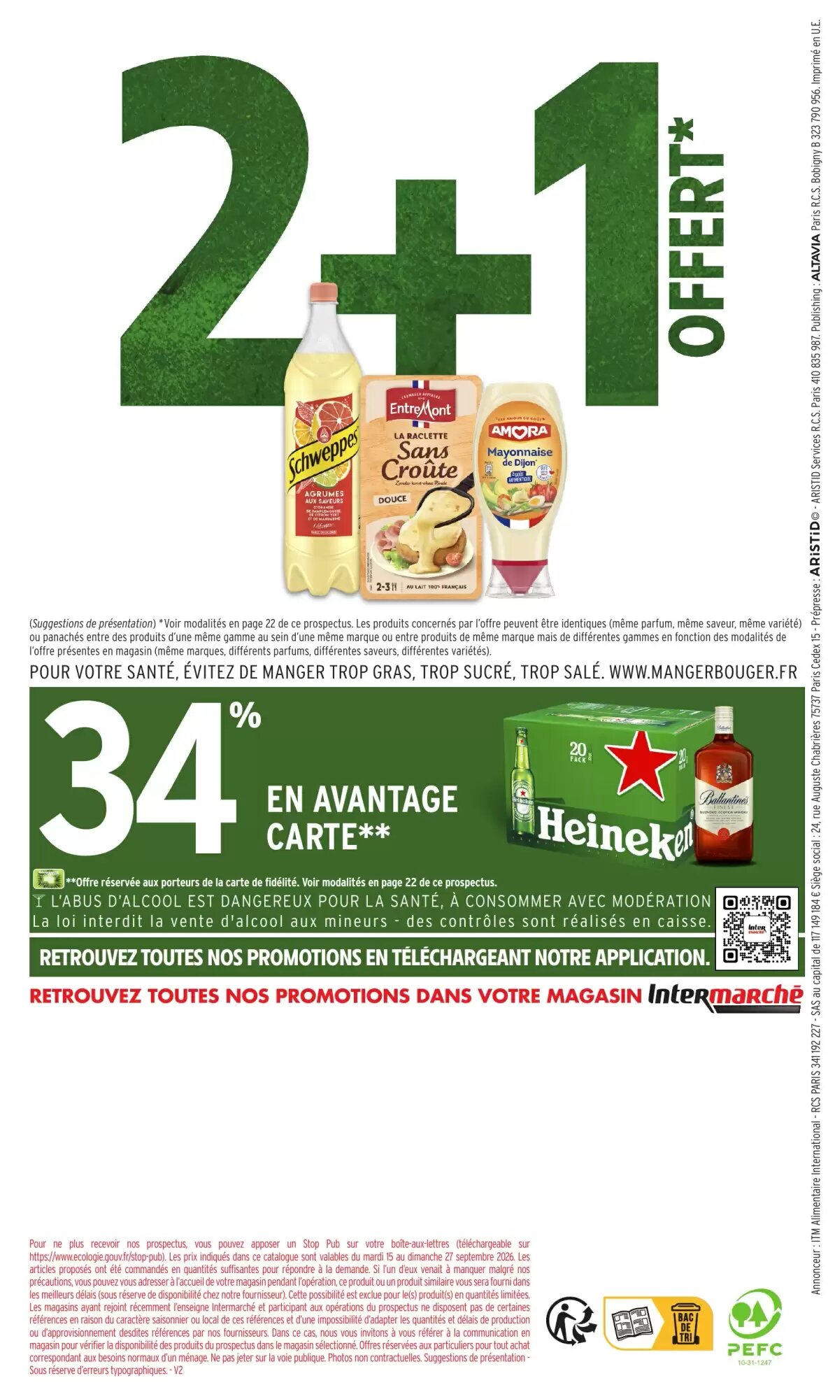 Prospectus promotionnel Intermarché valable à partir du 15/09/2026 - Page 40.