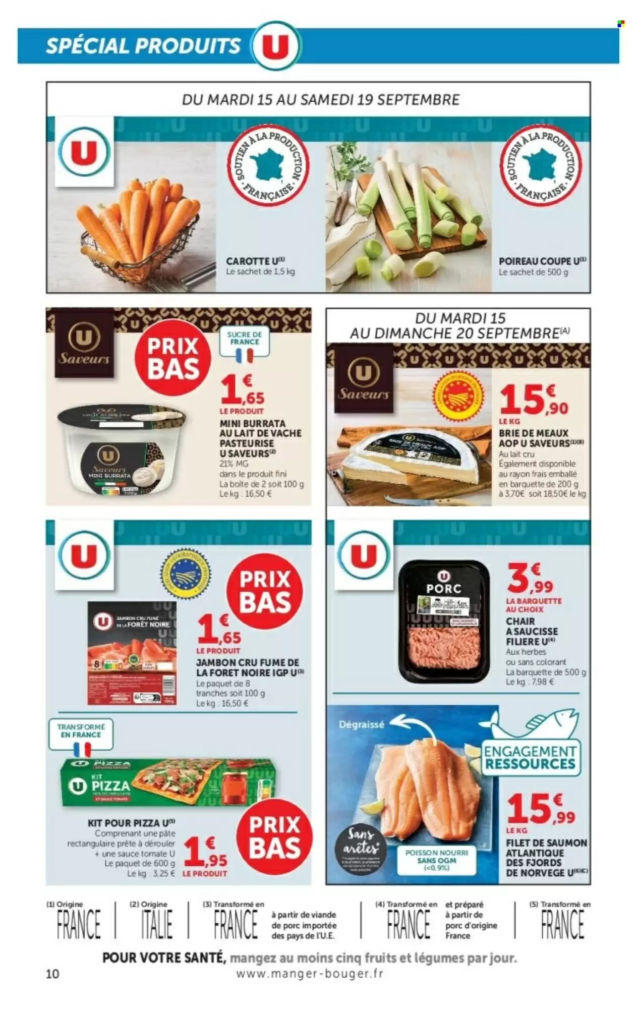 Prospectus promotionnel Hyper U valable à partir du 15/09/2026 - Page 10.