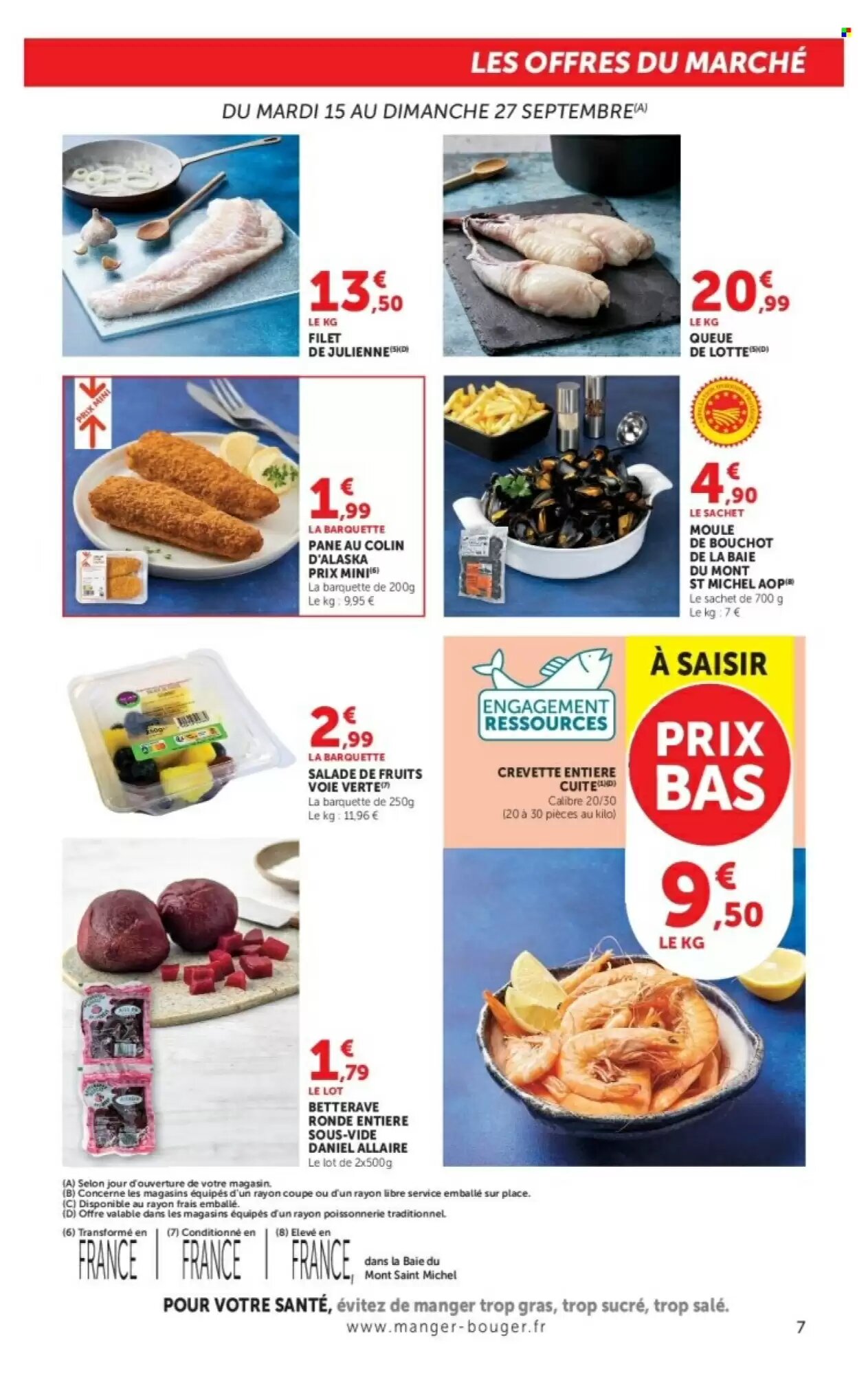 Prospectus promotionnel Hyper U valable à partir du 15/09/2026 - Page 7.