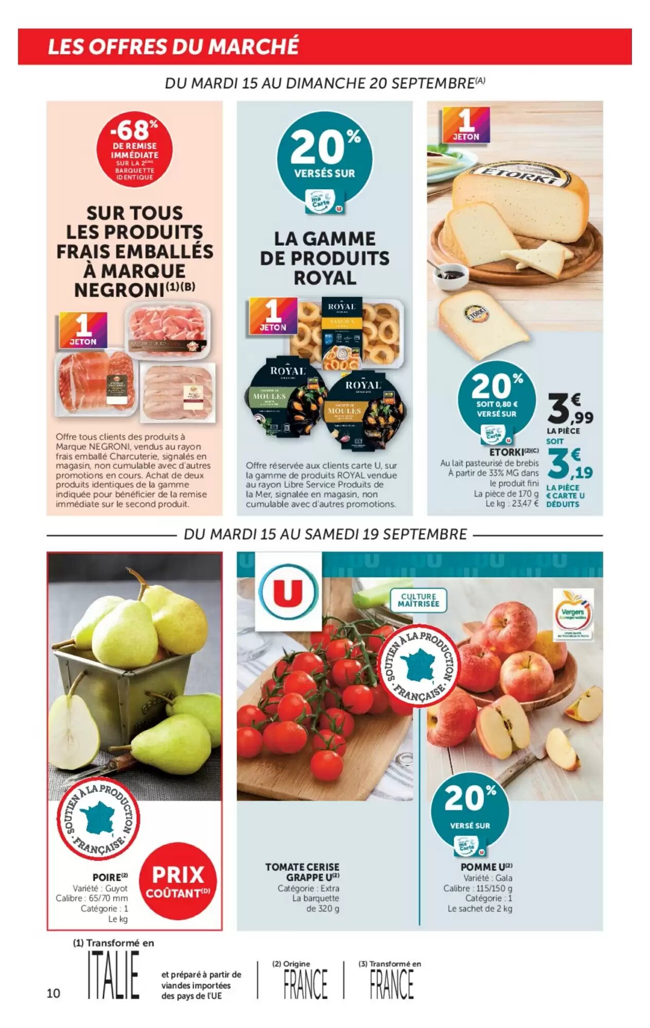 Prospectus promotionnel U Express valable à partir du 15/09/2026 - Page 10.
