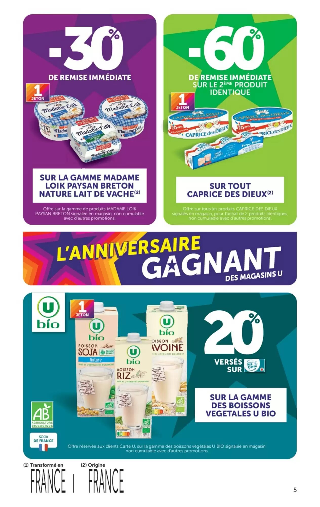 Prospectus promotionnel U Express valable à partir du 15/09/2026 - Page 5.