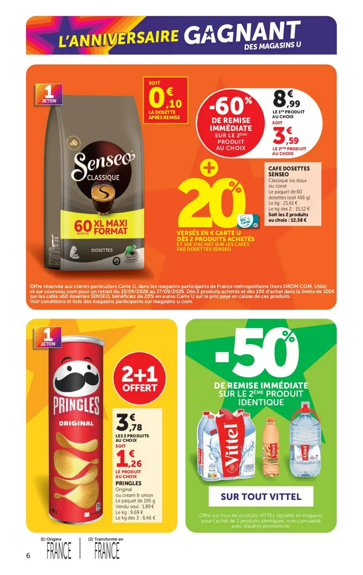 Prospectus promotionnel U Express valable à partir du 15/09/2026 - Page 6.