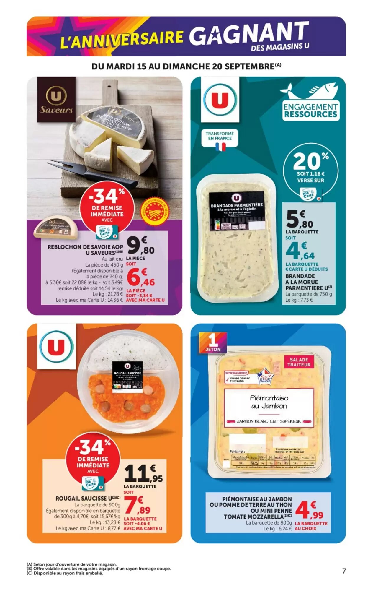 Prospectus promotionnel U Express valable à partir du 15/09/2026 - Page 7.
