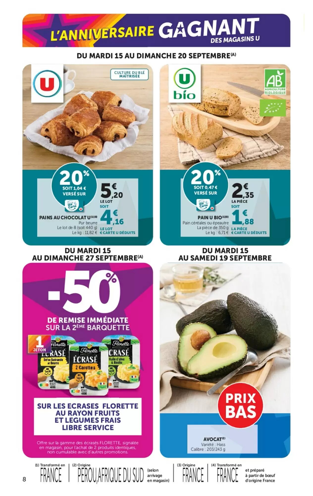 Prospectus promotionnel U Express valable à partir du 15/09/2026 - Page 8.
