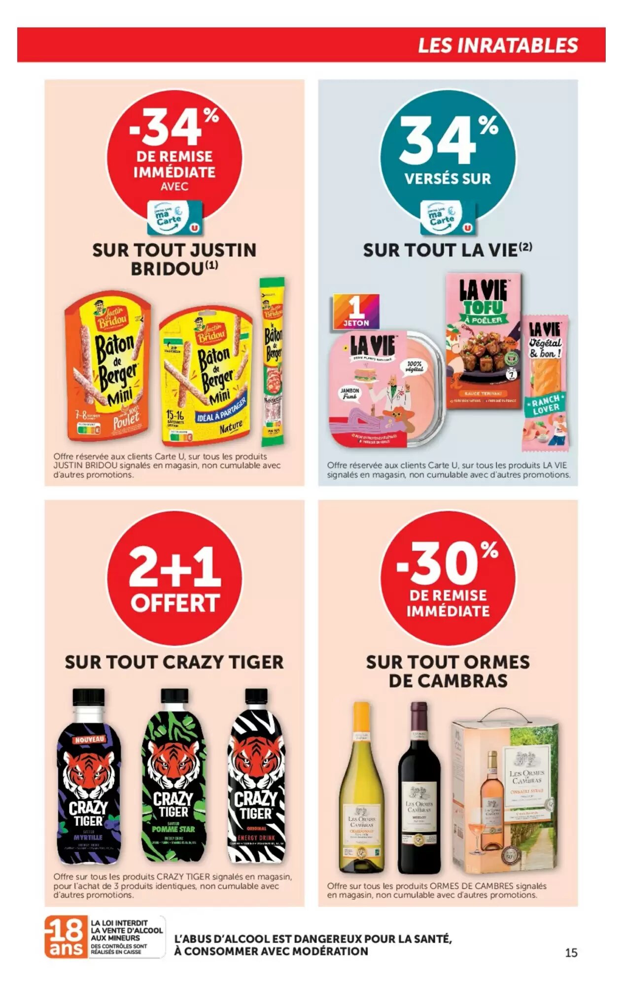 Prospectus promotionnel Hyper U valable à partir du 15/09/2026 - Page 15.