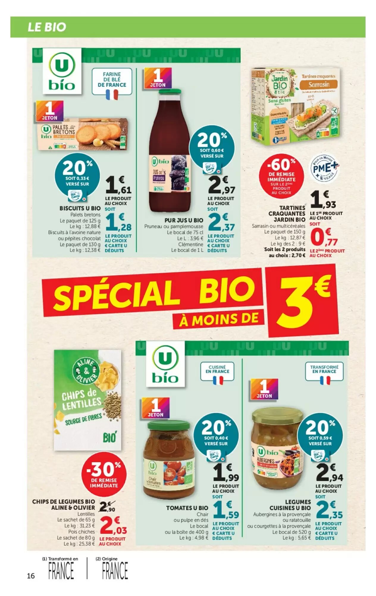 Prospectus promotionnel Hyper U valable à partir du 15/09/2026 - Page 16.