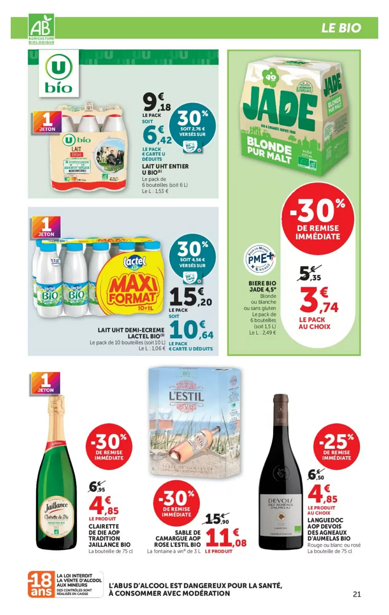 Prospectus promotionnel Hyper U valable à partir du 15/09/2026 - Page 21.