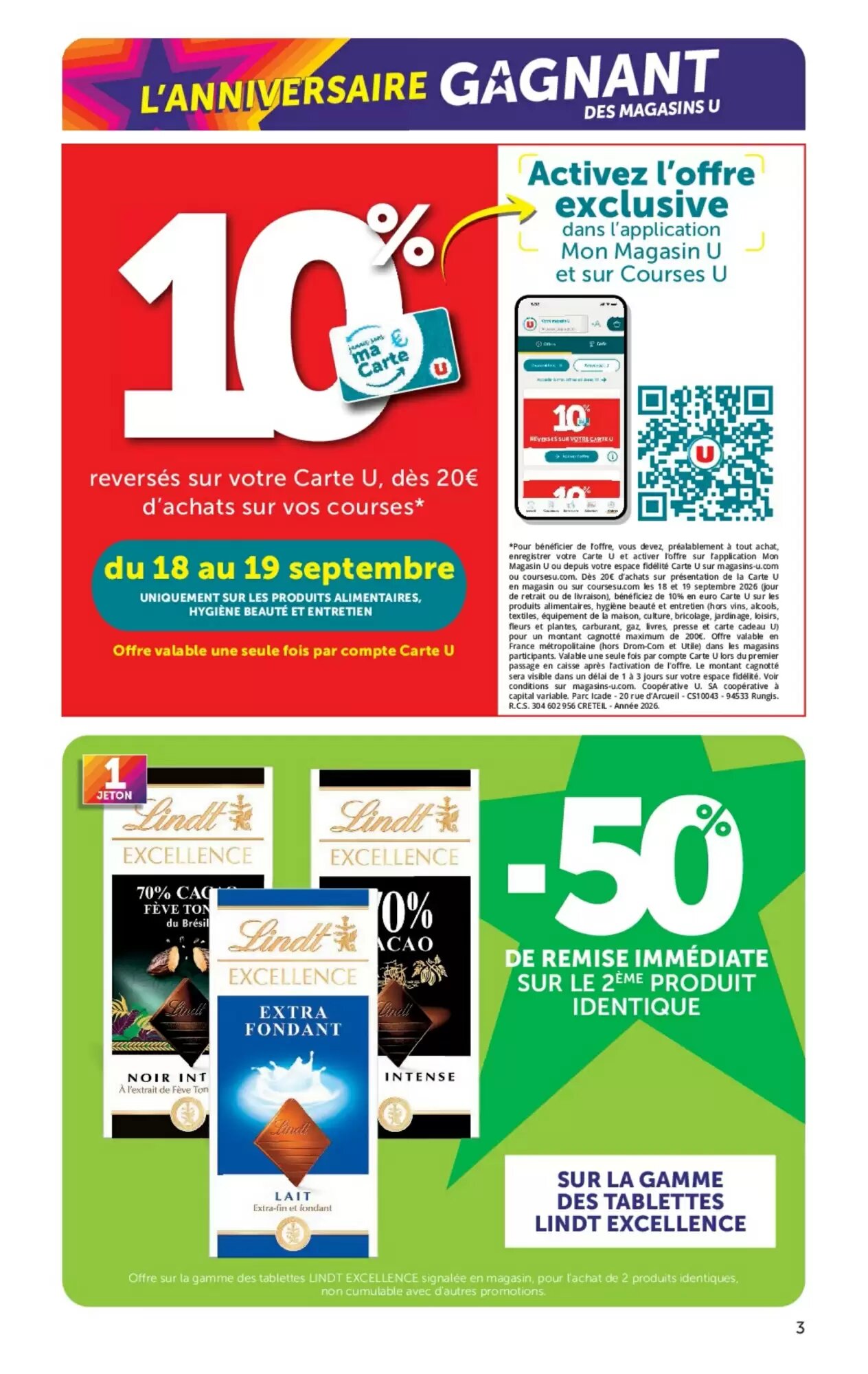 Prospectus promotionnel Hyper U valable à partir du 15/09/2026 - Page 3.