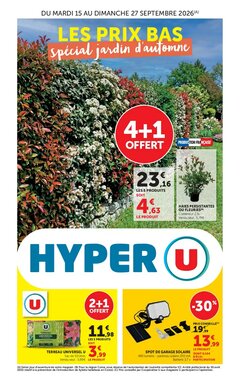 Prospectus promotionnel Hyper U valable à partir du 15/09/2026