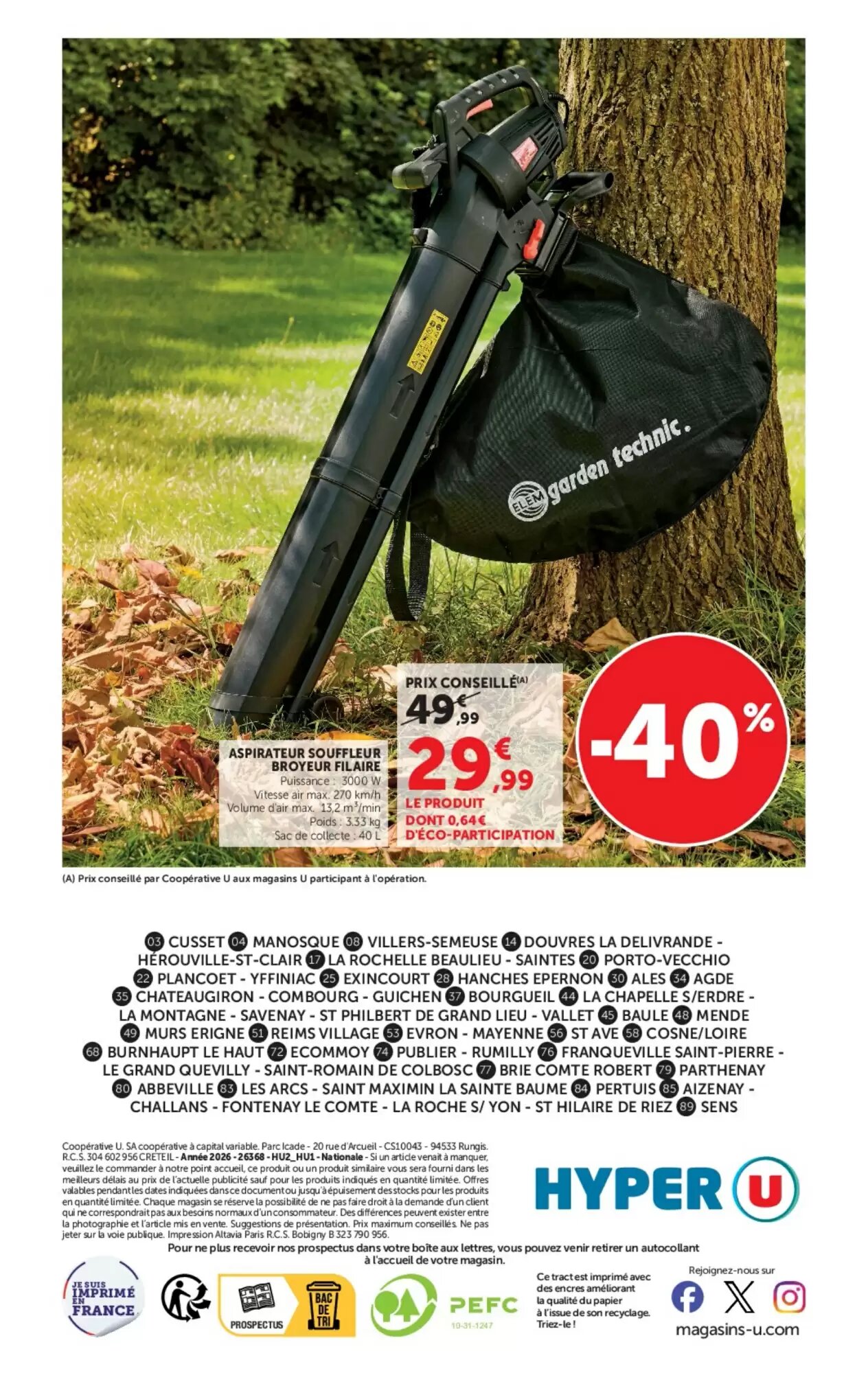Prospectus promotionnel Hyper U valable à partir du 15/09/2026 - Page 24.