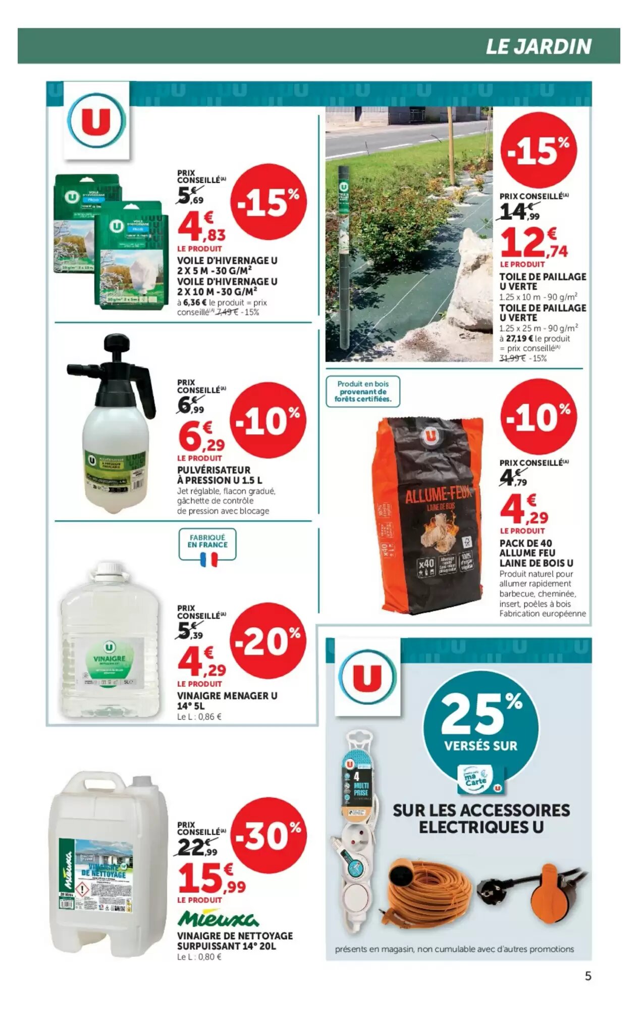 Prospectus promotionnel Super U valable à partir du 15/09/2026 - Page 5.