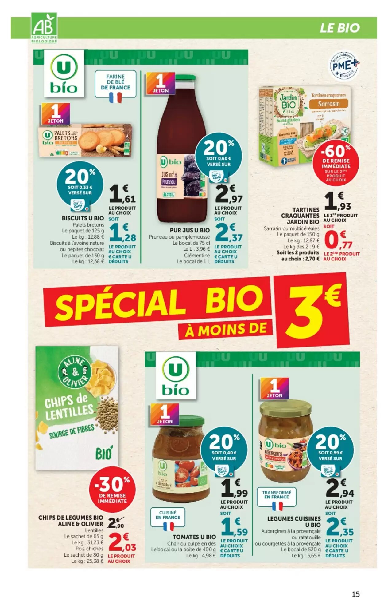 Prospectus promotionnel Super U valable à partir du 15/09/2026 - Page 15.