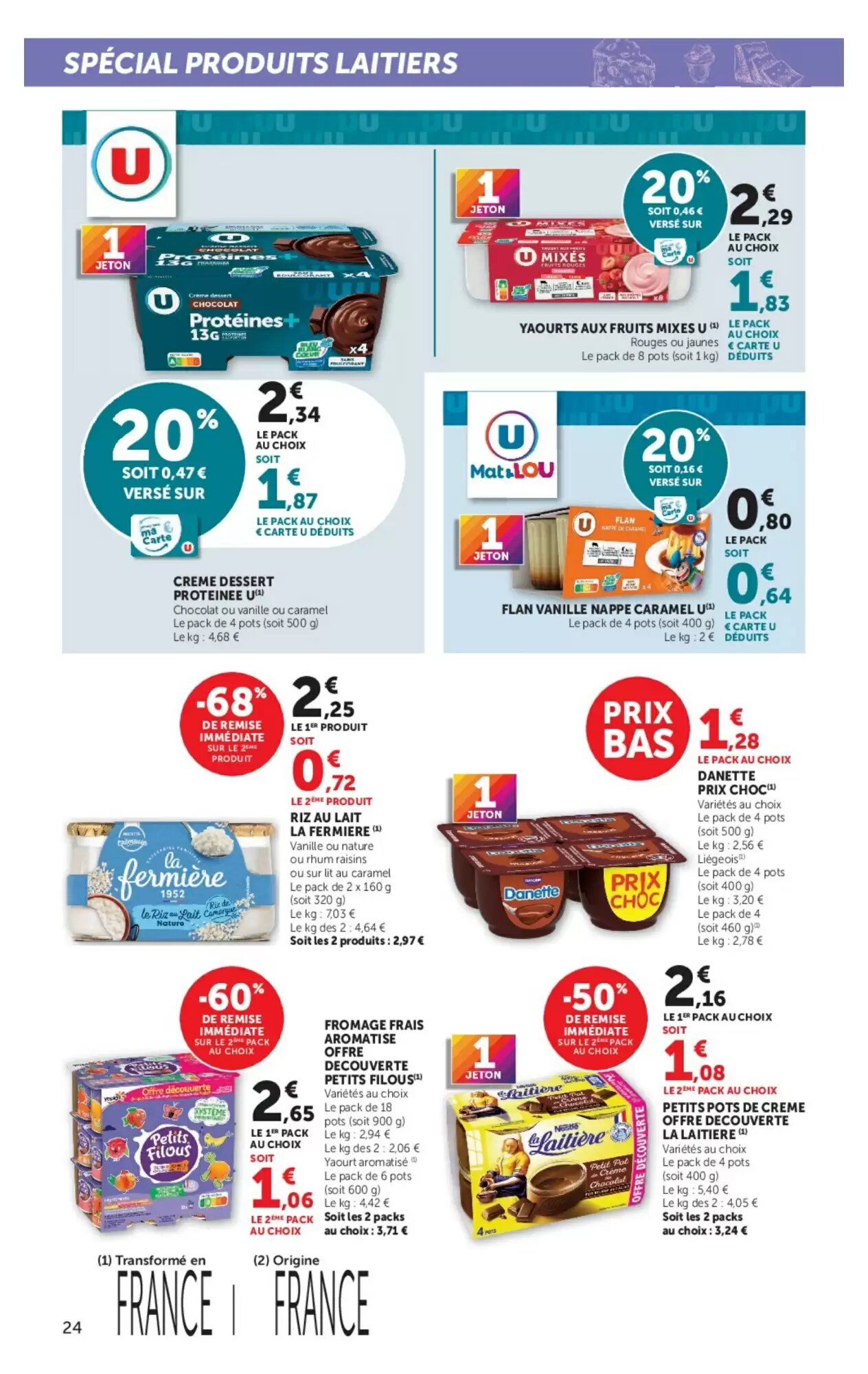 Prospectus promotionnel Super U valable à partir du 15/09/2026 - Page 24.