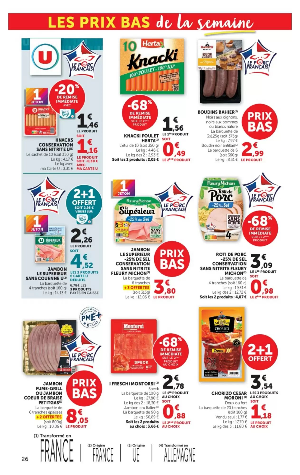Prospectus promotionnel Super U valable à partir du 15/09/2026 - Page 26.