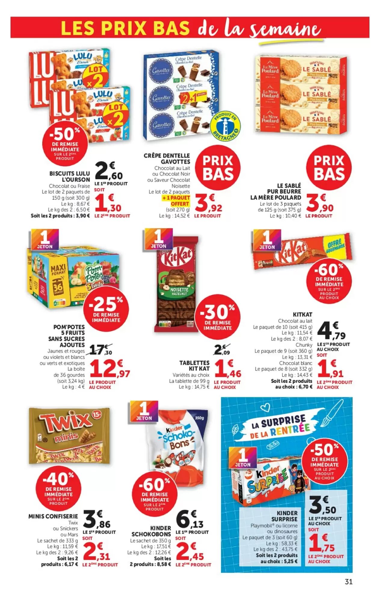 Prospectus promotionnel Super U valable à partir du 15/09/2026 - Page 31.