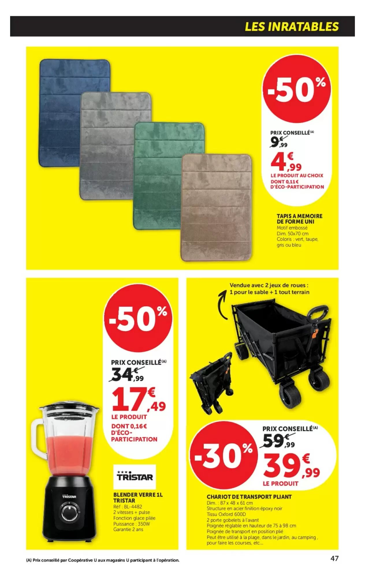 Prospectus promotionnel Super U valable à partir du 15/09/2026 - Page 47.