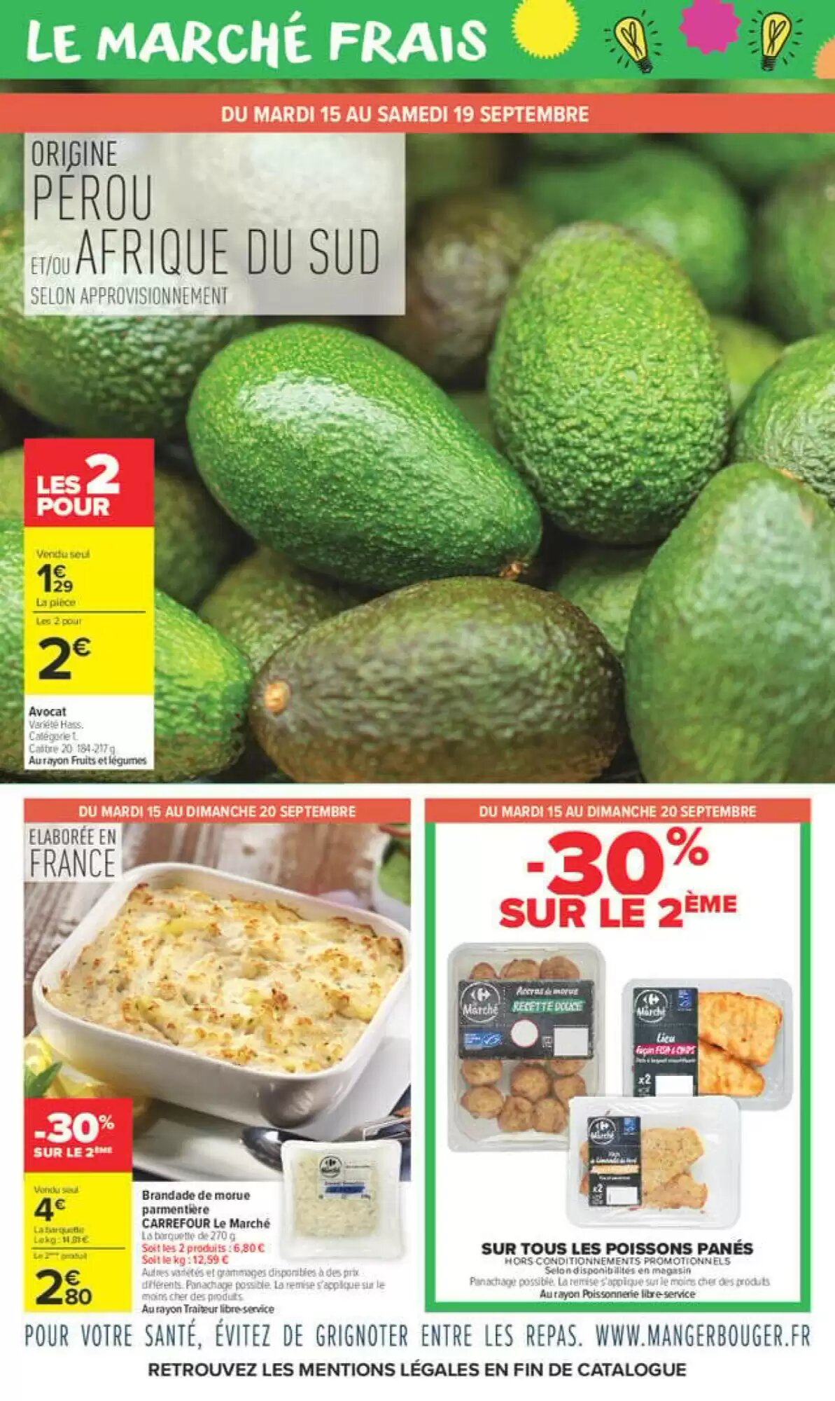 Prospectus promotionnel Carrefour Market valable à partir du 15/09/2026 - Page 6.